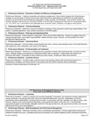 Form AID462-4 Annual Evaluation Form - Civil Service Appraisal Input Form (Aif) for Non-supervisory and Supervisory Staff, Page 2