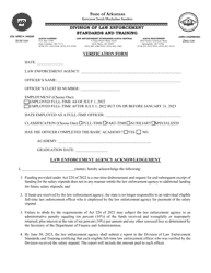 Document preview: Verification Form - Arkansas