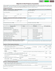 Document preview: Form PA-115A Objection to Real Property Assessment - Wisconsin