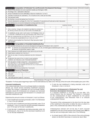 Instructions for Form CORP-ES Wisconsin Corporation Estimated Tax Voucher - Wisconsin, Page 2