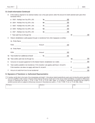 Form HR-T (IC-134) Transfer of Supplement to the Federal Historic Rehabilitation Credit - Wisconsin, Page 2