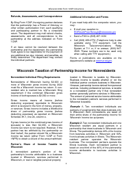 Instructions for Form 1CNP, IP-031 Composite Wisconsin Individual Income Tax Return for Nonresident Partners - Wisconsin, Page 4