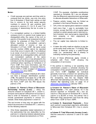 Instructions for Form 1CNP, IP-031 Composite Wisconsin Individual Income Tax Return for Nonresident Partners - Wisconsin, Page 6