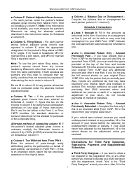 Instructions for Form 1CNP, IP-031 Composite Wisconsin Individual Income Tax Return for Nonresident Partners - Wisconsin, Page 7