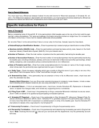 Instructions for Form 3, IP-030 Wisconsin Partnership Return - Wisconsin, Page 17