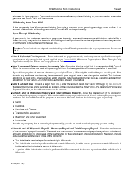 Instructions for Form 3, IP-030 Wisconsin Partnership Return - Wisconsin, Page 20