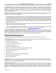 Instructions for Form 3, IP-030 Wisconsin Partnership Return - Wisconsin, Page 23