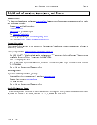 Instructions for Form 3, IP-030 Wisconsin Partnership Return - Wisconsin, Page 36