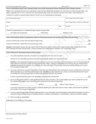Form PW-2 (IC-005) Wisconsin Nonresident Partner, Member, Shareholder, or Beneficiary Pass-Through Withholding Exemption Affidavit - Sample - Wisconsin, Page 2
