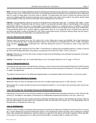 Instructions for Form IP-032 Schedule 3K-1 Partner&#039;s Share of Income, Deductions, Credits, Etc. - Wisconsin, Page 13