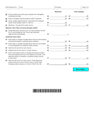 Form IC-300 Schedule A-02 Wisconsin Apportionment Percentage for Interstate Financial Institutions - Wisconsin, Page 2