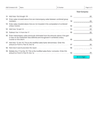 Form IC-301 Schedule A-03 Wisconsin Apportionment Percentage for Interstate Motor Carriers - Wisconsin, Page 2