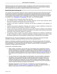 Instructions for Form IC-308 Schedule A-10 Wisconsin Apportionment Percentage for Interstate Pipeline Companies - Wisconsin, Page 2