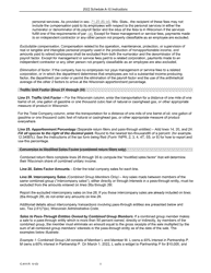 Instructions for Form IC-308 Schedule A-10 Wisconsin Apportionment Percentage for Interstate Pipeline Companies - Wisconsin, Page 3