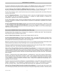 Instructions for Form IC-309 Schedule A-11 Wisconsin Apportionment Percentage for Interstate Air Freight Forwarders Affiliated With a Direct Air Carrier - Wisconsin, Page 2