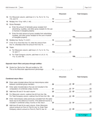 Form IC-306 Schedule A-08 Wisconsin Apportionment Percentage for Broadcasters - Wisconsin, Page 2