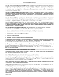 Instructions for Form IC-302 Schedule A-04 Wisconsin Apportionment Percentage for Interstate Telecommunications Companies - Wisconsin, Page 6