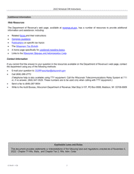 Instructions for Form IC-234 Schedule CM Community Rehabilitation Program Credit - Wisconsin, Page 3