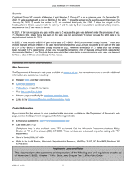 Instructions for Form IC-043 Schedule A-01 Wisconsin Single Sales Factor Apportionment Data for Nonspecialized Industries - Wisconsin, Page 7