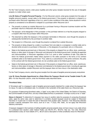 Instructions for Form IC-300 Schedule A-02 Wisconsin Apportionment Percentage for Interstate Financial Institutions - Wisconsin, Page 9