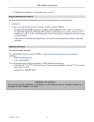 Instructions for Form IC-833 Schedule LI Wisconsin Low-Income Housing Tax Credit - Wisconsin, Page 3