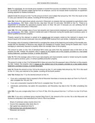 Instructions for Form IC-015 Schedule MA-A Wisconsin Agricultural Credit - Wisconsin, Page 4