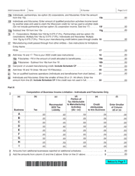 Form IC-016 Schedule MA-M Wisconsin Manufacturing Credit - Wisconsin, Page 2