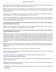 Instructions for Form IC-031 Schedule R Wisconsin Research Credits - Wisconsin, Page 5