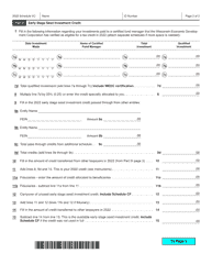 Form IC-039 Schedule VC Wisconsin Venture Capital Credits - Wisconsin, Page 2