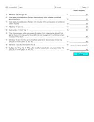 Form IC-307 Schedule A-09 Wisconsin Apportionment Percentage for Interstate Railroads - Wisconsin, Page 2