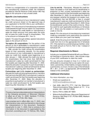 Form IC-068 Schedule MI Manufacturing Investment Credit - Wisconsin, Page 2