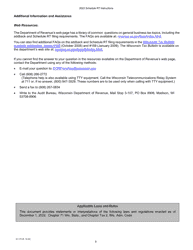 Instructions for Form IC-075 Schedule RT Wisconsin Related Entity Expenses Disclosure Statement - Wisconsin, Page 8