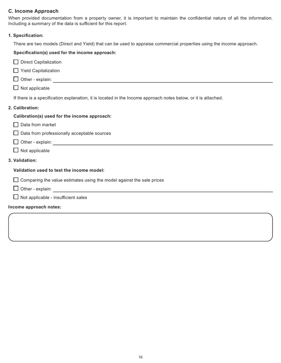 Form PR-800 Annual Assessment Report - Wisconsin, Page 16