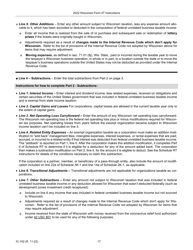 Instructions for Form 4T, IC-002 Wisconsin Exempt Organization Business Franchise or Income Tax Return - Wisconsin, Page 17