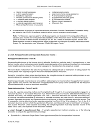 Instructions for Form 4T, IC-002 Wisconsin Exempt Organization Business Franchise or Income Tax Return - Wisconsin, Page 18