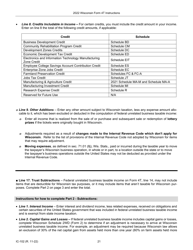 Instructions for Form 4T, IC-002 Wisconsin Exempt Organization Business Franchise or Income Tax Return - Wisconsin, Page 21