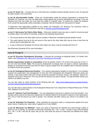 Instructions for Form 4T, IC-002 Wisconsin Exempt Organization Business Franchise or Income Tax Return - Wisconsin, Page 23