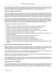 Instructions for Form 4T, IC-002 Wisconsin Exempt Organization Business Franchise or Income Tax Return - Wisconsin, Page 27