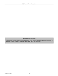 Instructions for Form 4T, IC-002 Wisconsin Exempt Organization Business Franchise or Income Tax Return - Wisconsin, Page 29