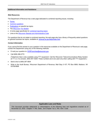 Instructions for Form 6Y, IC-425 Wisconsin Modification for Dividends - Wisconsin, Page 4