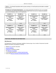 Instructions for Form U, DC-033 Underpayment of Estimated Tax by Corporations - Wisconsin, Page 11