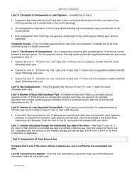 Instructions for Form U, DC-033 Underpayment of Estimated Tax by Corporations - Wisconsin, Page 5