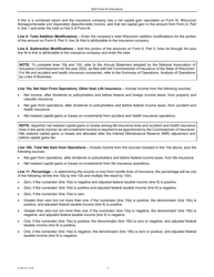Instructions for Form 6I, IC-402 Wisconsin Adjustment for Insurance Companies - Wisconsin, Page 2