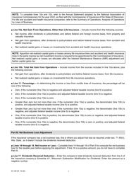 Instructions for Form IC-020C Schedule 4I Wisconsin Adjustments for Insurance Companies - Wisconsin, Page 2