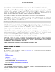 Instructions for Form 6BL, IC-247 Wisconsin Net Business Loss Carryforward for Combined Group Members - Wisconsin, Page 3