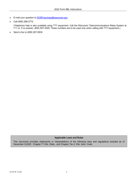 Instructions for Form 6BL, IC-247 Wisconsin Net Business Loss Carryforward for Combined Group Members - Wisconsin, Page 4