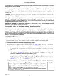 Instructions for Form IC-024 Schedule 4W Wisconsin Subtractions From Federal Income - Wisconsin, Page 3