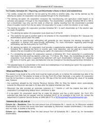 Instructions for Form IC-010 Schedule 5S-ET Entity-Level Tax Computation - Wisconsin, Page 2