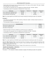 Instructions for Form IC-010 Schedule 5S-ET Entity-Level Tax Computation - Wisconsin, Page 5