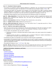 Instructions for Form IC-010 Schedule 5S-ET Entity-Level Tax Computation - Wisconsin, Page 6